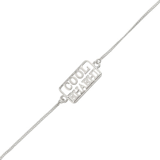 trueBrowns Designer Silver Tone Cool Bhabhi Bracelet Style Rakhi | Swadesiicart
