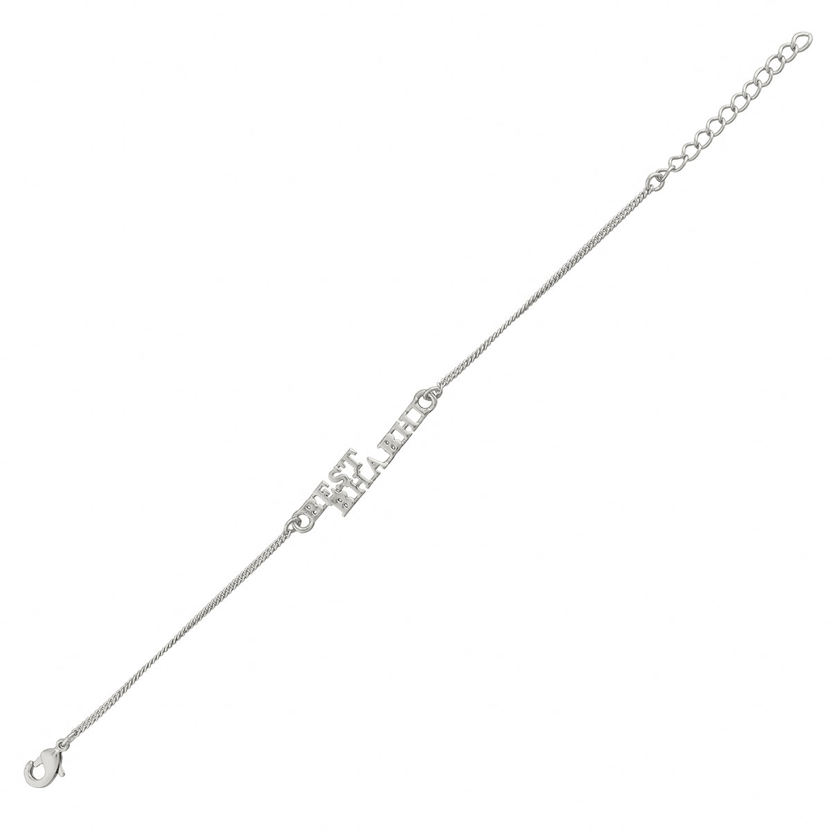 trueBrowns Silver Tone Best Bhabhi Rakhi | Swadesiicart