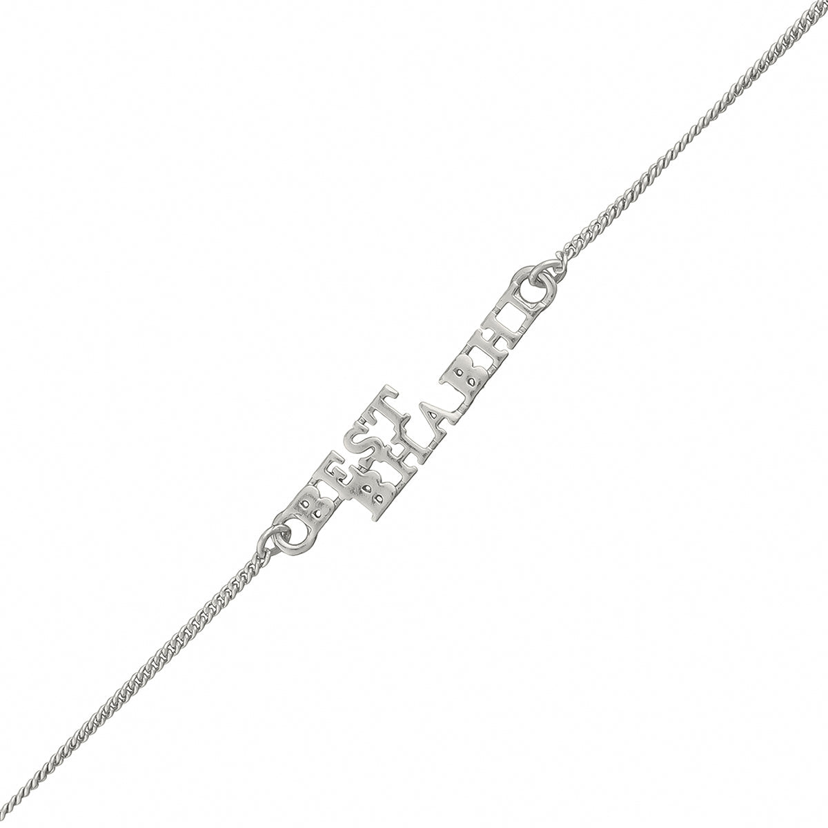 trueBrowns Silver Tone Best Bhabhi Rakhi | Swadesiicart