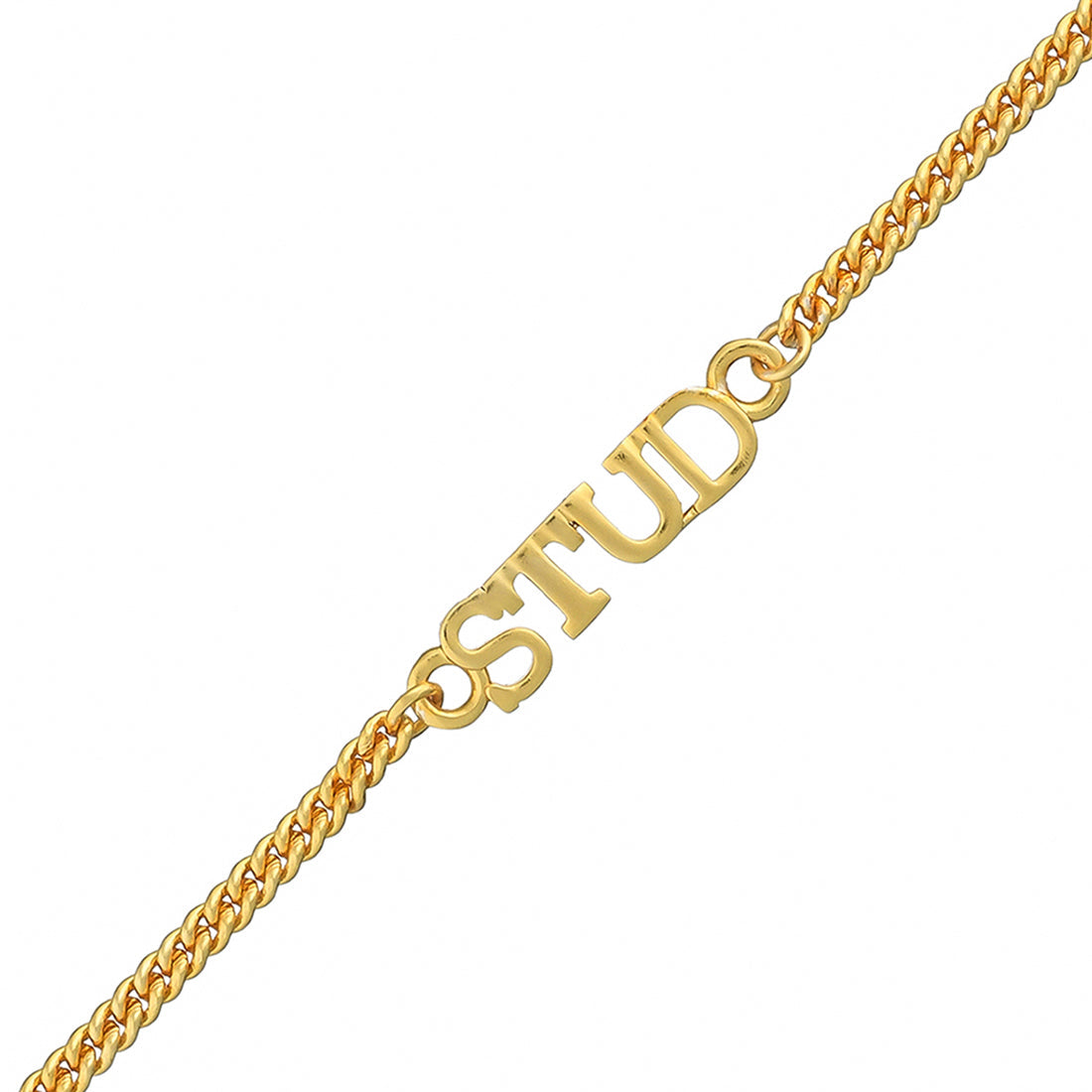 trueBrowns Stylish Gold Tone STUD Rakhi | Swadesiicart
