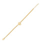 trueBrowns Yellow Gold-Polished Trishul Bracelet Rakhi | Swadesiicart