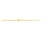 trueBrowns Yellow Gold-Polished Trishul Bracelet Rakhi | Swadesiicart
