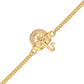 trueBrowns Gold Tone Ganesha Bracelet Style Rakhi | Swadesiicart