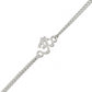 trueBrowns Auspicious Om Silver Tone Bracelet Style Rakhi | Swadesiicart