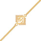 trueBrowns Gold Tone Auspicious OM Bracelet Rakhi | Swadesiicart