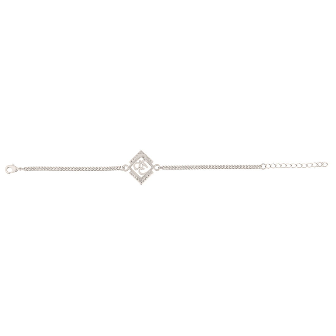trueBrowns Auspicious OM Silver Plated Bracelet Rakhi | Swadesiicart