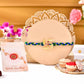trueBrowns X Voylla Gold Navratan Swastik Rakhi For Brother | Swadesiicart