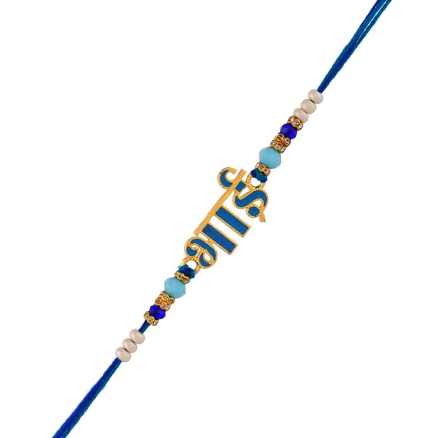 trueBrowns X Voylla Firozi Enamel Bhai Rakhi For Brother | Swadesiicart
