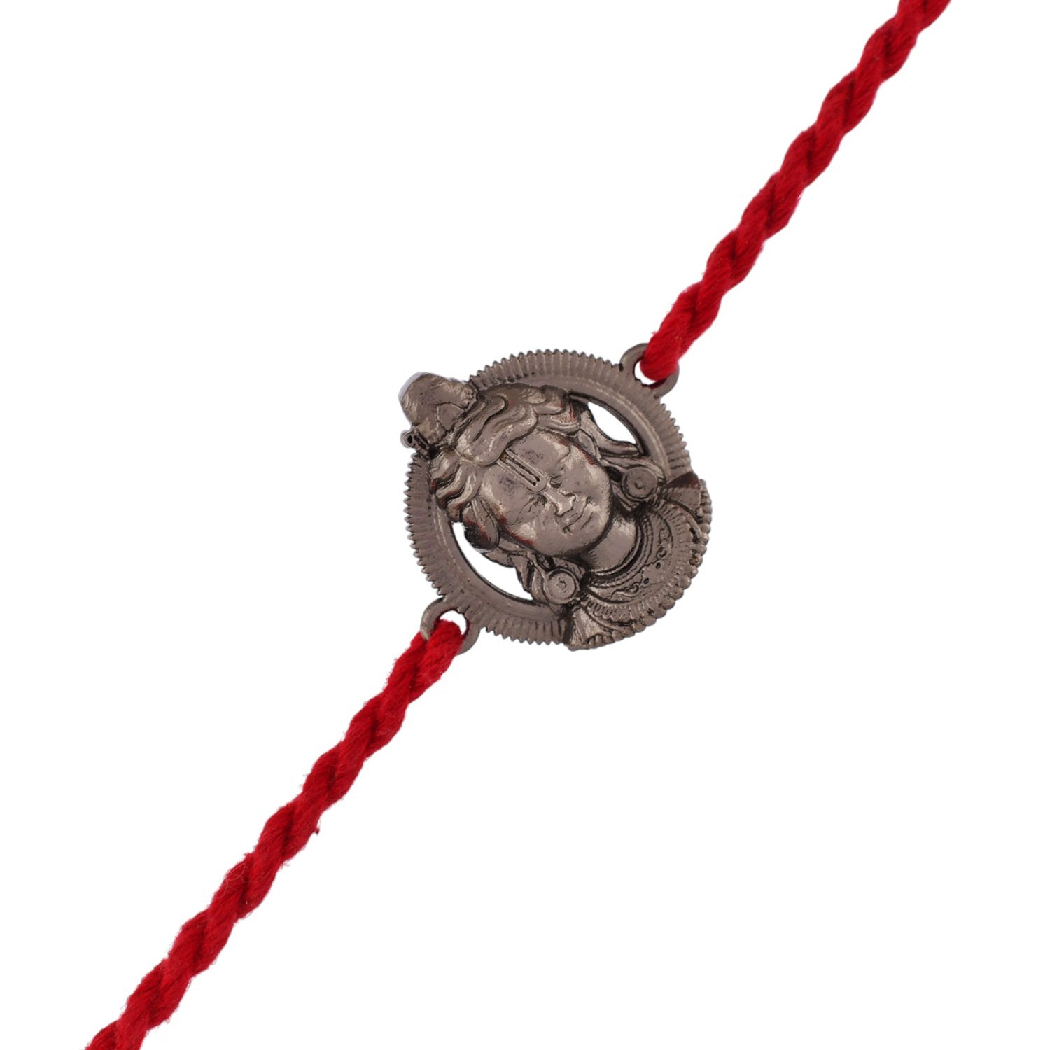 trueBrowns X Voylla Ram Lalla Black Rhodium Rakhi For Brother | Swadesiicart