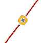 trueBrowns Sterling Silver Square Swastik Rakhi | Swadesiicart