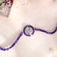 trueBrowns Sterling Silver Purple Ganesha Rakhi | Swadesiicart