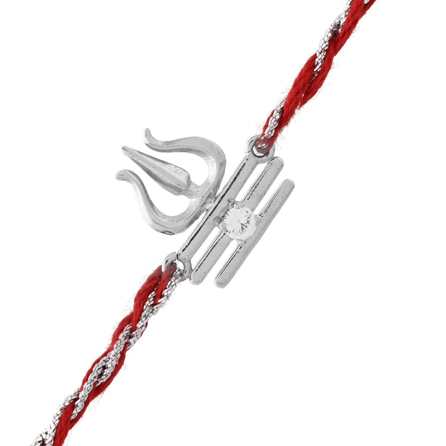 trueBrowns X Voylla Sterling Silver Trishul Rakhi | Swadesiicart