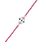 trueBrowns X Voylla Sterling Silver Multicolored Floral Rakhi | Swadesiicart