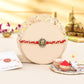 trueBrowns X Voylla Ram Lalla Gold Oxidised Rakhi For Brother | Swadesiicart