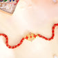 trueBrowns X voylla Sterling Silver Red Gold-Polished Floral Rakhi | Swadesiicart