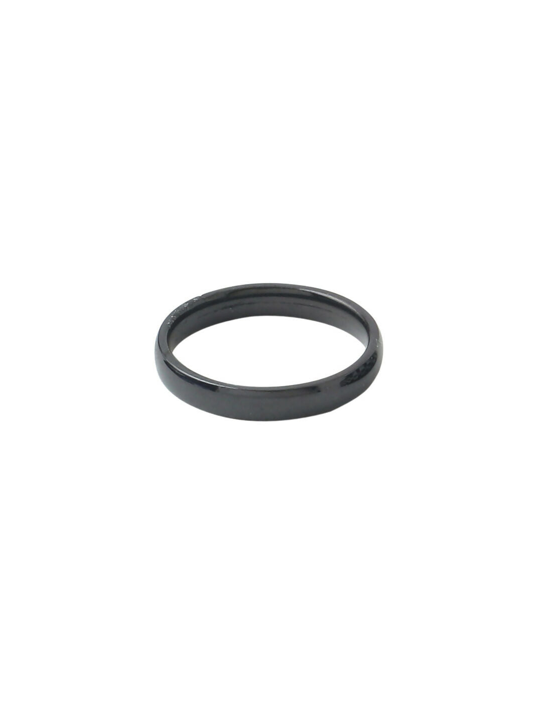 NVR Men's Set of 2 Black Rhodium-Plated Finger Ring - Swadesiicart