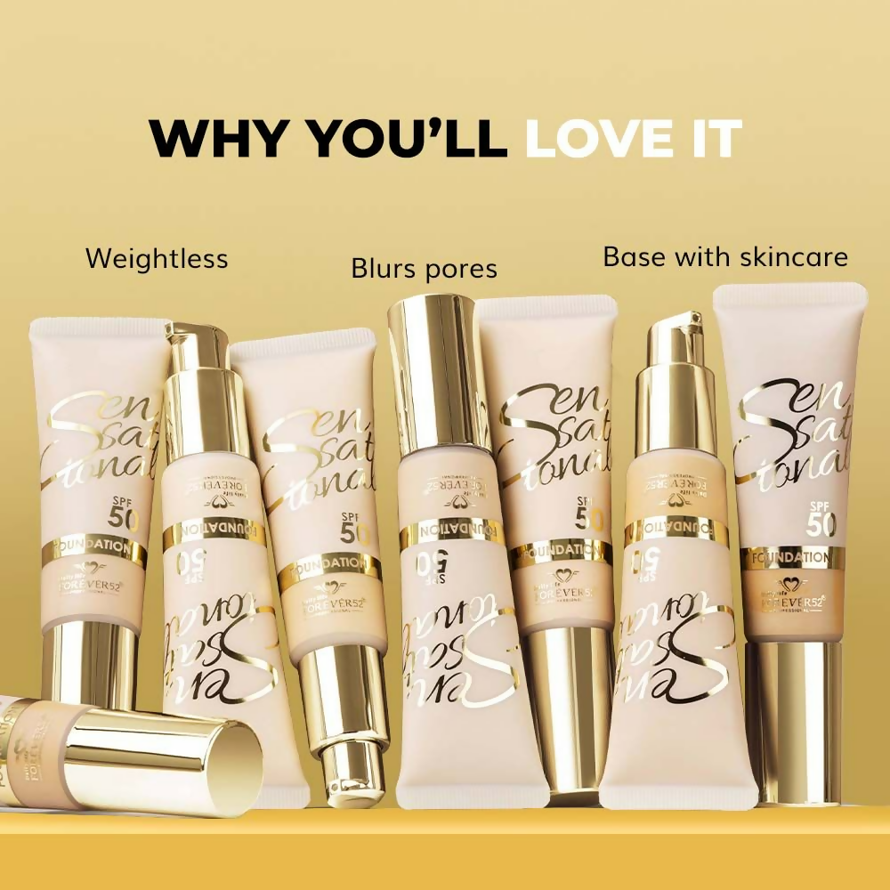 Daily Life Forever52 Sensational SPF 50+ Foundation - Icon 108 | Swadesiicart