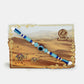 NVR Women & Men Set of 4 Blue Evil Eye Charm Rakhi With Roli Chawal & Chocolate | Swadesiicart
