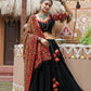 AI Fashion Black Viscose Rayon Designer Navratri Lehenga Choli Collection