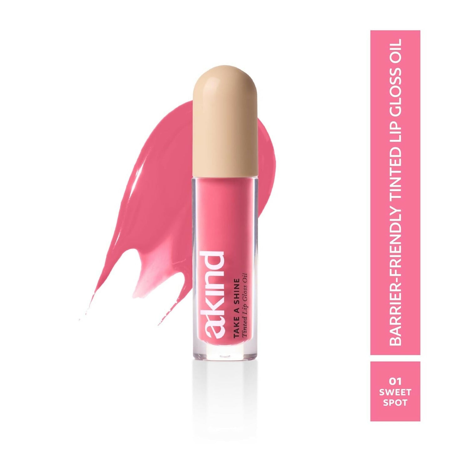 Akind Take A Shine Tinted Lip Gloss Oil - 01 Sweet Spot
