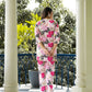 Casual Fashionable Multi Muslin Cotton co-ord set - Manya - Swadesiicart