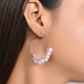 VOJ Women Gold-Polished Peral Hoop Earrings - Swadesiicart