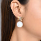 VOJ Women Gold-Polished Butterfly Pearl Studs Earrings - Swadesiicart
