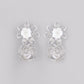 VOJ Women Silver Plated Flower Peral Studs Earrings - Swadesiicart
