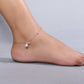 VOJ Women Dimond Gold-Polished Anklets - Swadesiicart