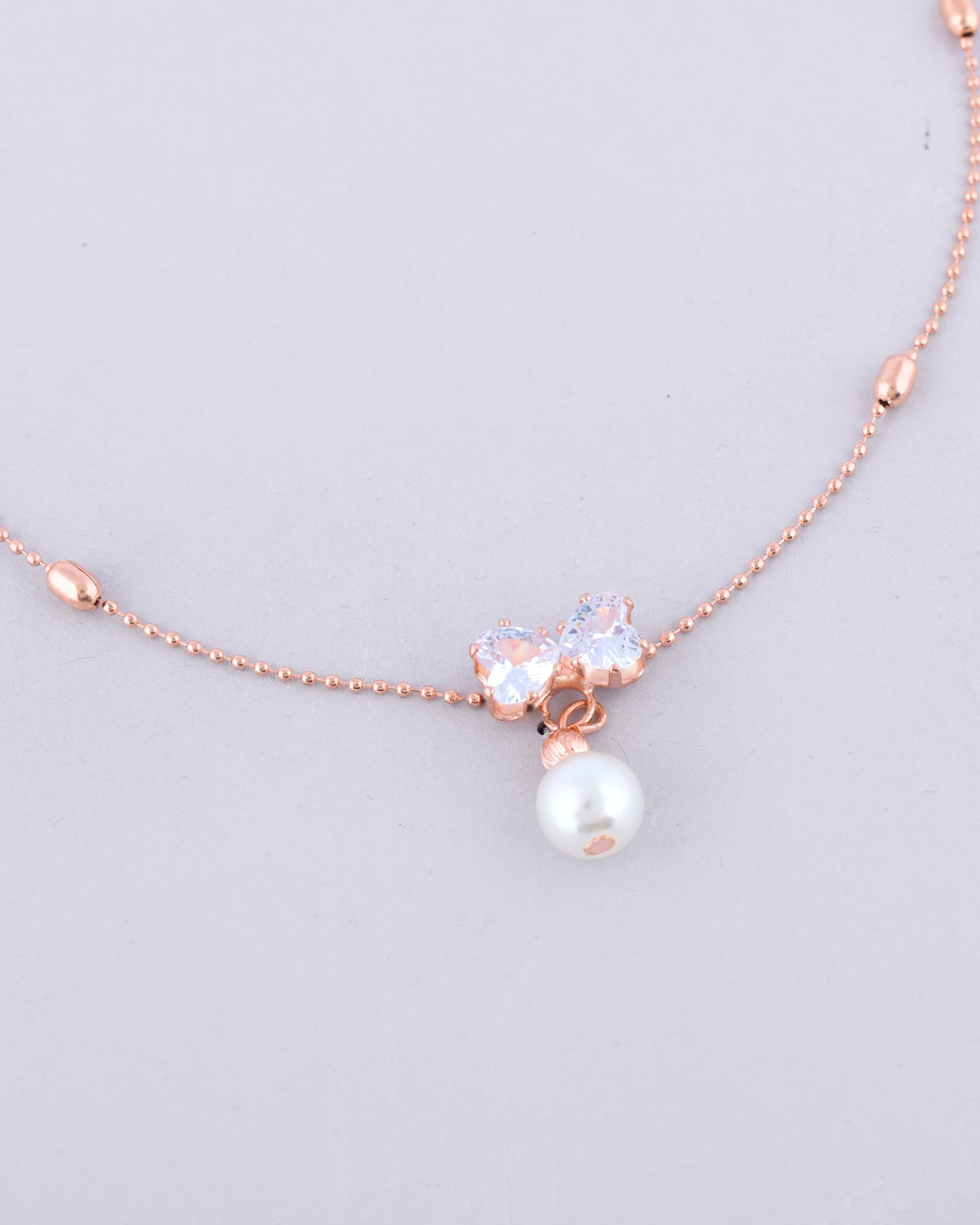 VOJ Women Dimond Gold-Polished Anklets - Swadesiicart