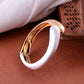 VOJ Women Stainless Steel Gold And Silver Plated Bracelet - Swadesiicart
