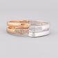 VOJ Women Stainless Steel Gold And Silver Polished Dimond Bracelet - Swadesiicart