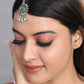 VOJ Women Silver Plated Maang Tikka - Swadesiicart