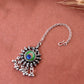 VOJ Women Silver Plated Maang Tikka - Swadesiicart