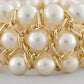 VOJ Women White and Gold Toned Pearls Gold-Polished Multi Strand Bracelet - Swadesiicart