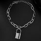 VOJ Mens Silver Plated Lock Bracelet - Swadesiicart