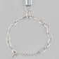 VOJ Mens Silver Plated Lock Bracelet - Swadesiicart