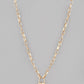 VOJ Mens Gold-Polished Lock Chain | Swadesiicart
