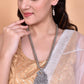 VOJ Women Oxidised Silver-Plated Peacock Jewellery Set - Swadesiicart