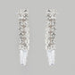 VOJ Silver Plated AD-Studded Necklace & Earrings Set - Swadesiicart