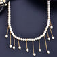 VOJ Gold-Polished Pearl Beads Necklace | Swadesiicart