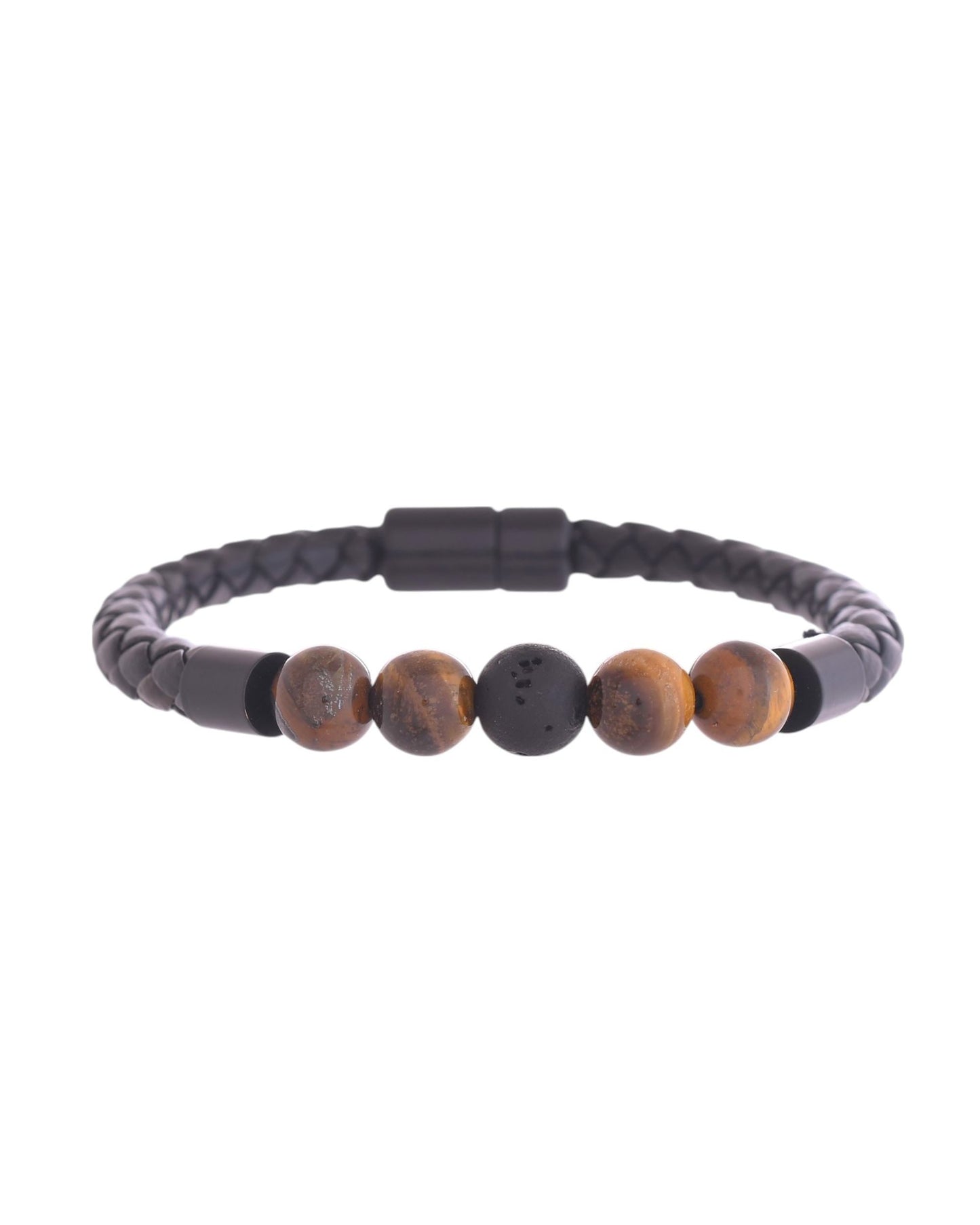 VOJ Men Leather Cuff Bracelet - Swadesiicart