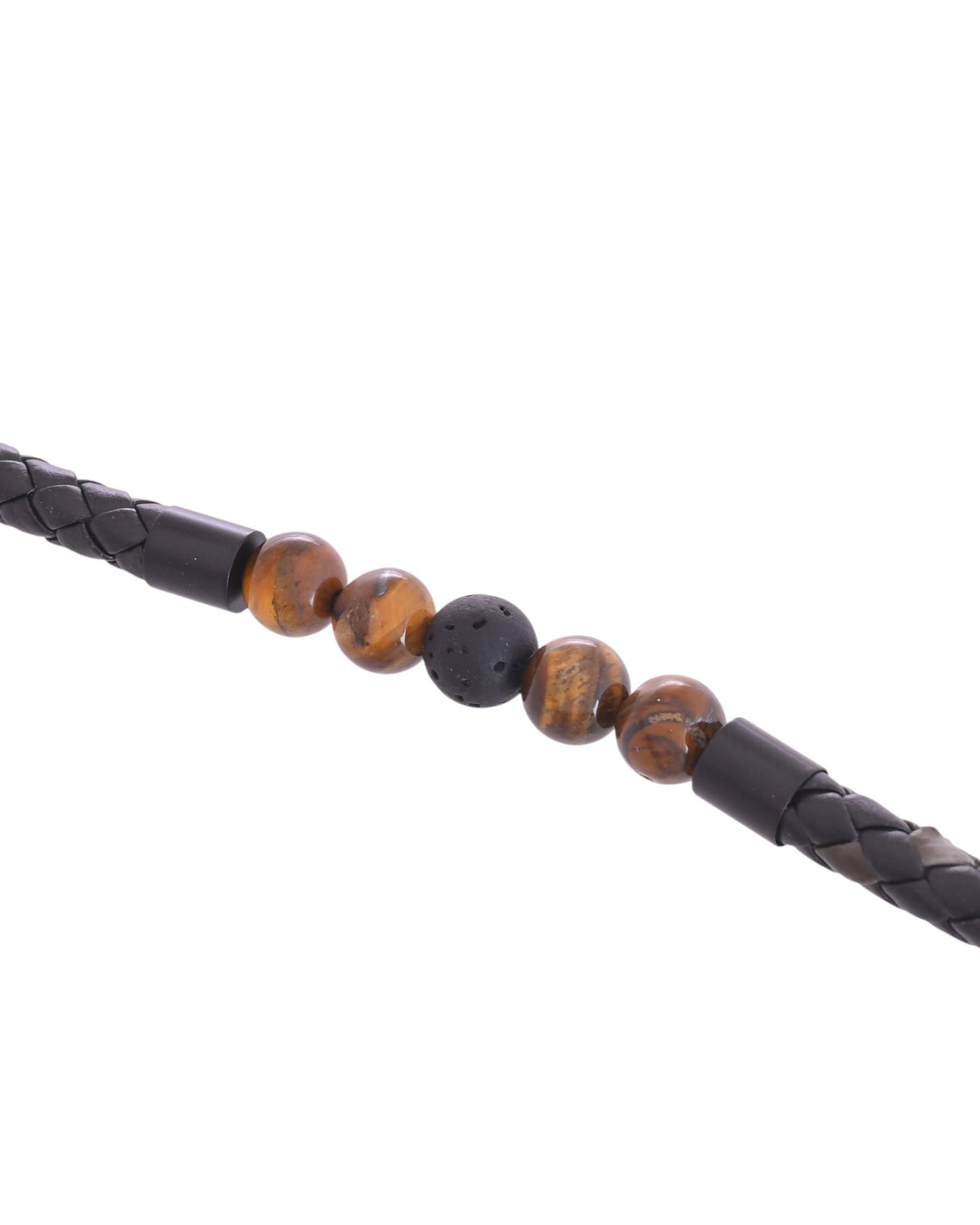 VOJ Men Leather Cuff Bracelet - Swadesiicart