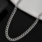 VOJ Silver Plated Stainless Steel Classic Linked Chain For Men - Swadesiicart