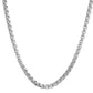 VOJ Men Stainless Steel Silver-Plated Minimal Chain - Swadesiicart