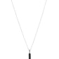 VOJ Men's Stainless Steel Silver Plated Chain With Geometrical Shaped Pendant - Swadesiicart