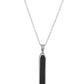 VOJ Men's Stainless Steel Silver Plated Chain With Geometrical Shaped Pendant - Swadesiicart