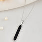 VOJ Men's Stainless Steel Silver Plated Chain With Geometrical Shaped Pendant - Swadesiicart