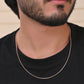 VOJ Copper Gold Polished Minimal Chain For Men - Swadesiicart