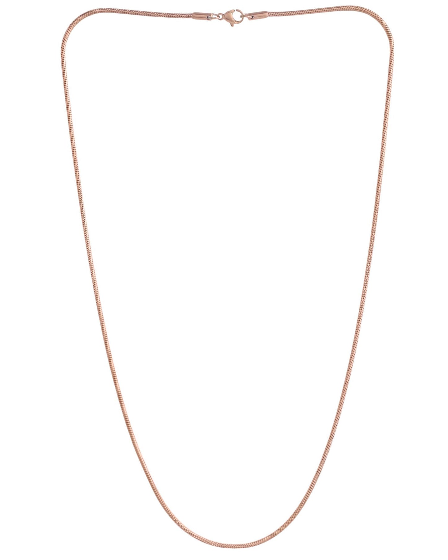 VOJ Copper Gold Polished Minimal Chain For Men - Swadesiicart